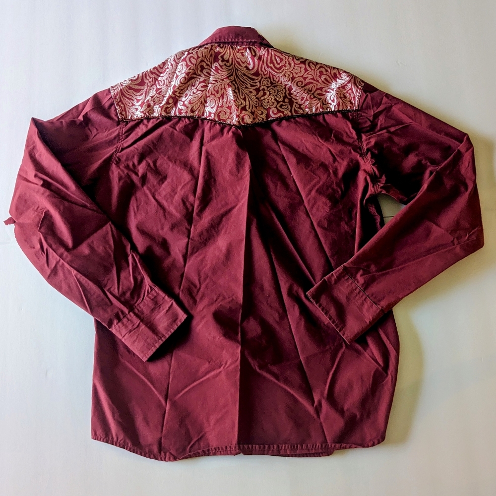 Burgundy Rodeo Shirt - Picture 4 of 6
